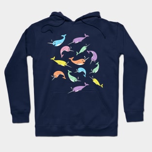 happy narwhals Hoodie